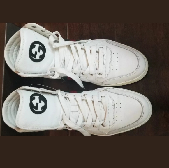 Gucci Shoes - Authentic Men's gucci leather high top shoes